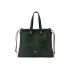 Cuoieria Fiorentina | Shopping Bag Sybel Suede Multimateriale | Muschio