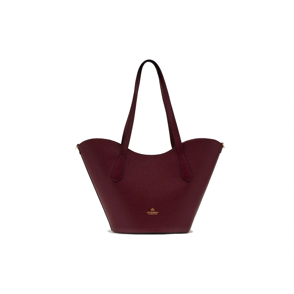Cuoieria Fiorentina | Shopping Bag Wave In Pelle Bottalata | Bordeaux