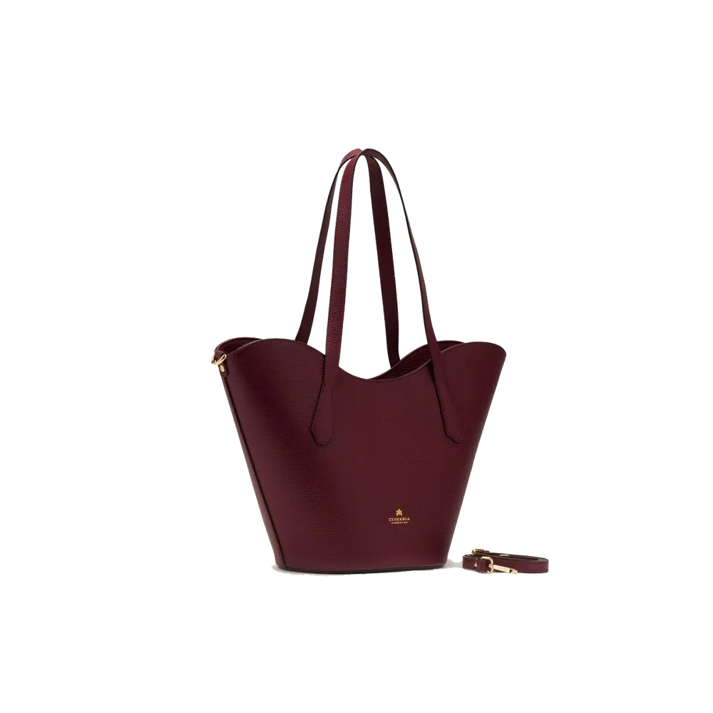 Cuoieria Fiorentina | Shopping Bag Wave In Pelle Bottalata | Bordeaux