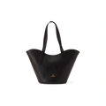 Cuoieria Fiorentina | Shopping Bag Wave In Pelle Bottalata | Nero