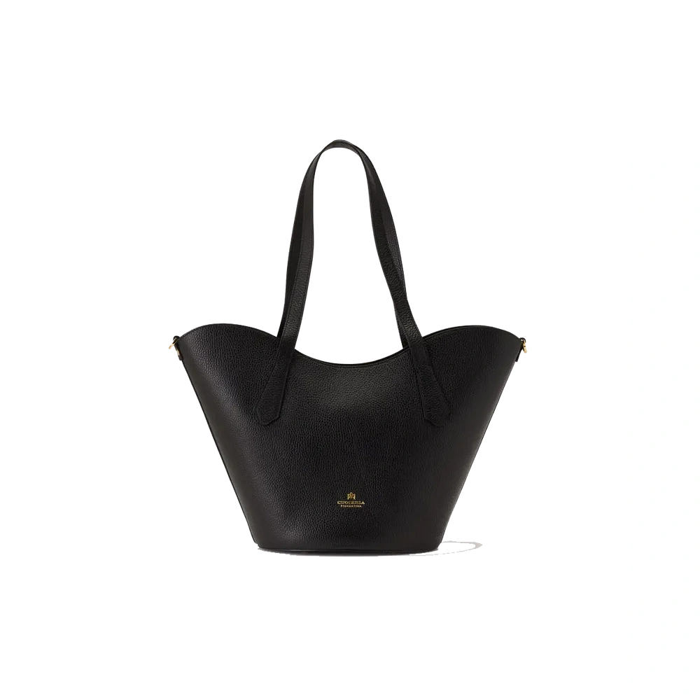 Cuoieria Fiorentina | Shopping Bag Wave In Pelle Bottalata | Nero