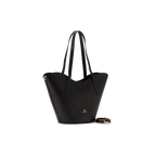 Cuoieria Fiorentina | Shopping Bag Wave In Pelle Bottalata | Nero