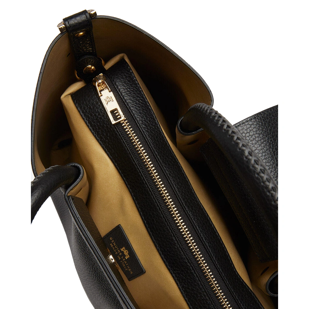 Cuoieria Fiorentina | Tote Bag Candy In Pelle Bottalata | Nero