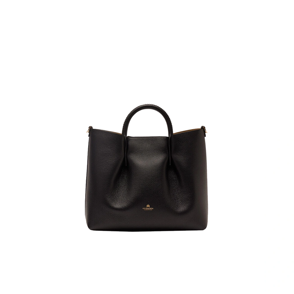 Cuoieria Fiorentina | Tote Bag Candy In Pelle Bottalata | Nero