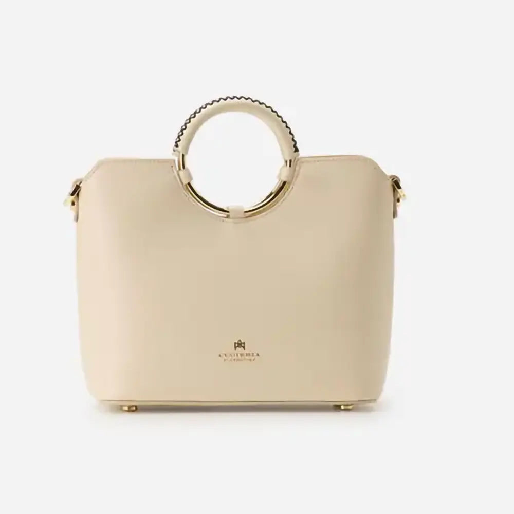 Cuoieria Fiorentina | Tote Bag Oblò In Vera Pelle | Prosecco Made In Italy