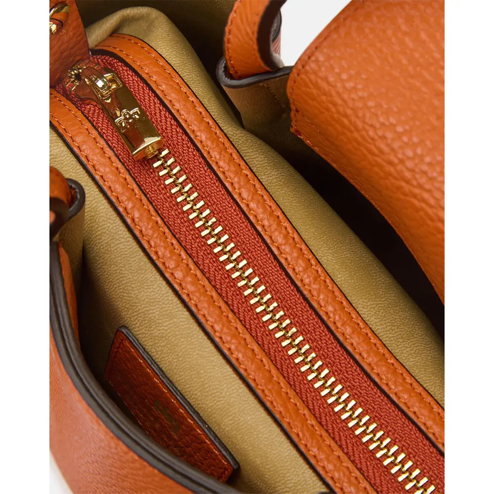 Cuoieria Fiorentina | Tote Bag Mini Candy in Pelle Bottalata | Arancio