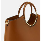Cuoieria Fiorentina | Tote Bag Oblò in Pelle Palmellato | Lion