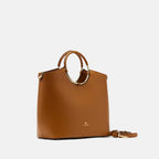 Cuoieria Fiorentina | Tote Bag Oblò in Pelle Palmellato | Lion
