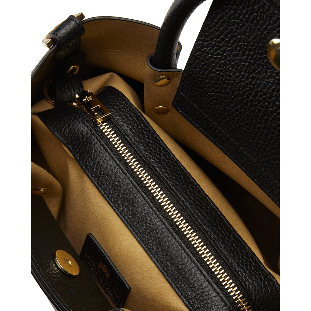 Cuoieria Fiorentina | Tote Bag Piccola Candy In Pelle Bottalata | Nero
