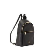 Cuoieria Fiorentina | Zaino Piccolo Velvet In Vera Pelle Bottalata | Nero