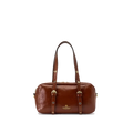 Cuoieria Fiorentina | Borsa A Spalla Duffle Grande Eva In Pelle Soft Vintage | Caramel