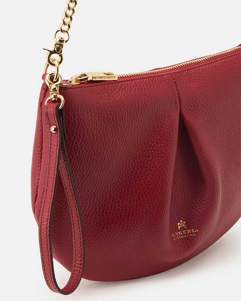 Cuoieria Fiorentina | Pouch Emma in Vera Pelle | Cherry