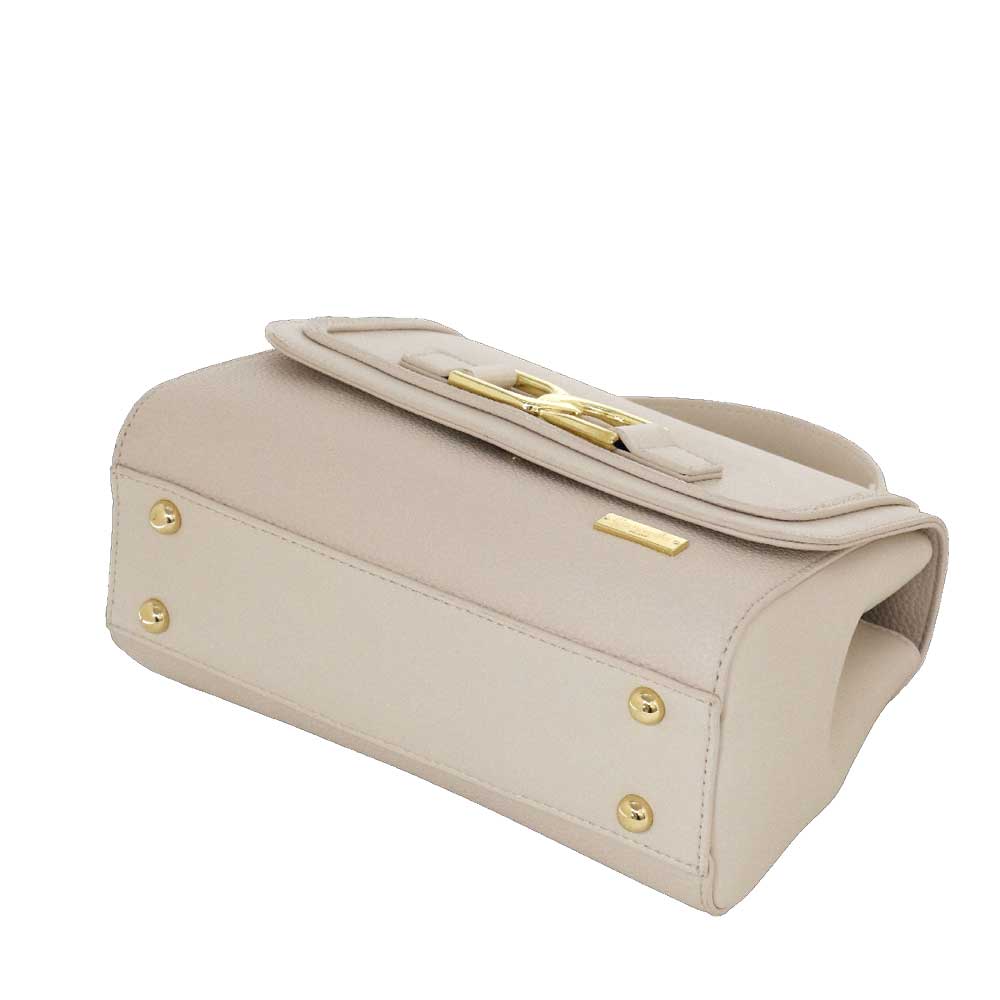 Camomilla Milano | Borsa a Mano Ottavia Off White con Fibbia