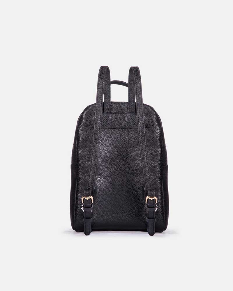 Cuoieria Fiorentina | Zaino Piccolo Velvet in Pelle Bottalata | Nero