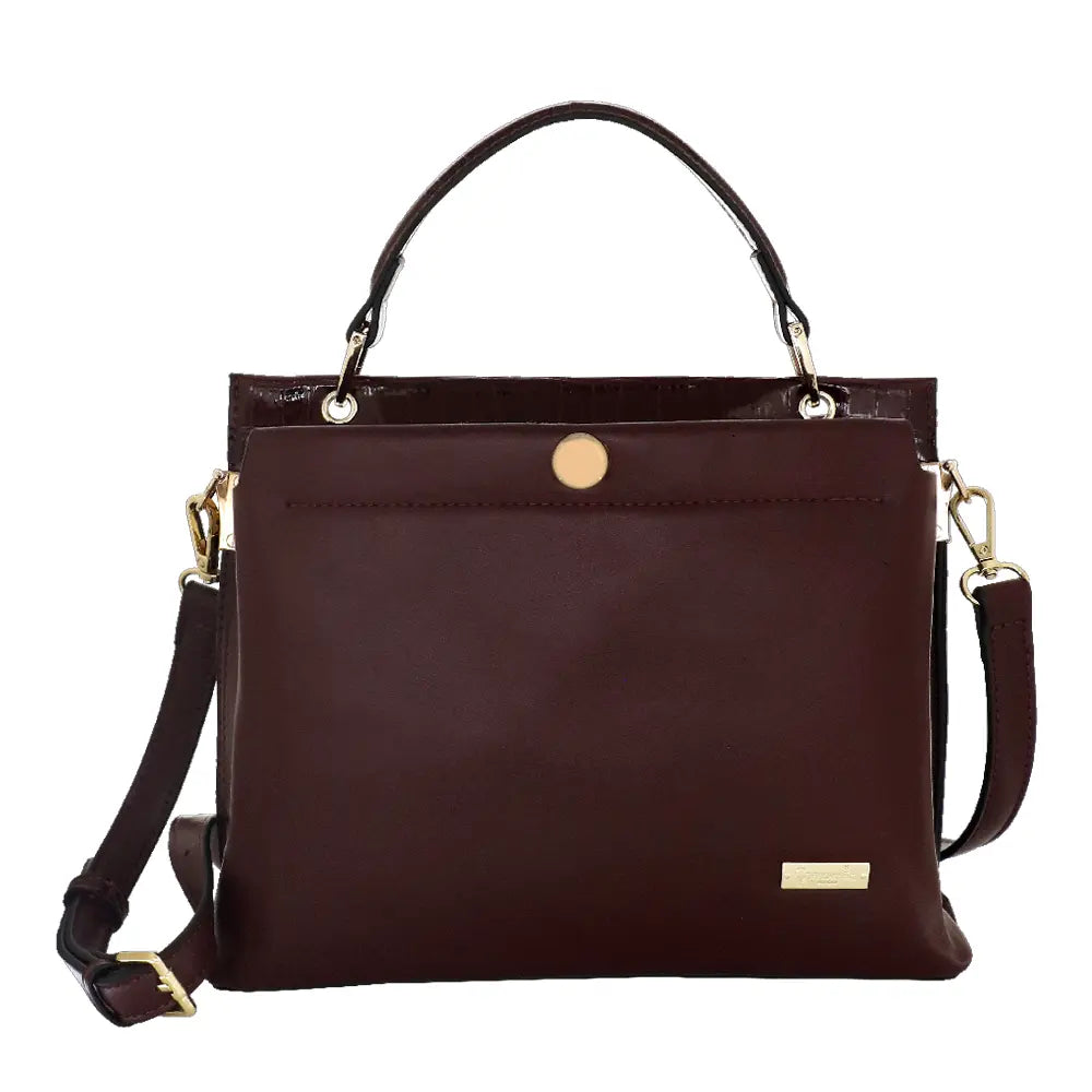 Camomilla Milano | Borsa a Mano Chic Jungle M | Animalier Bordeaux