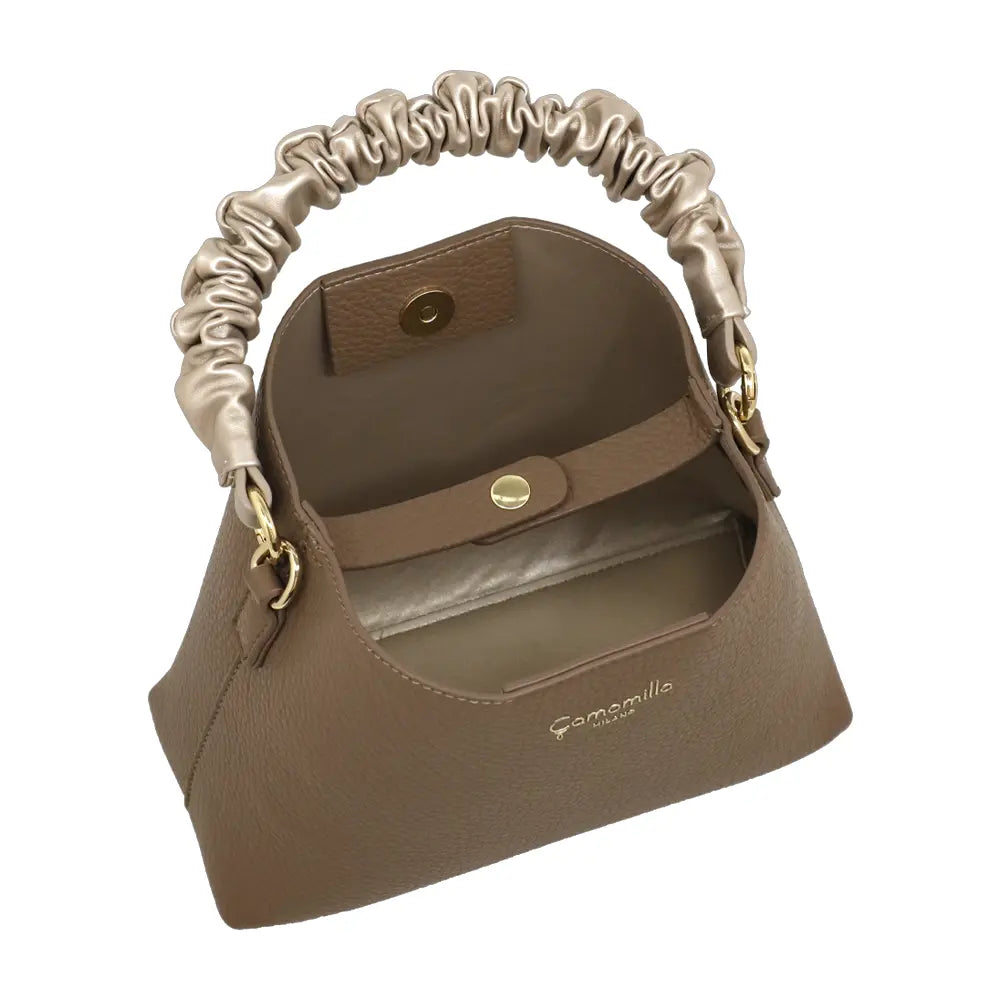 Camomilla Milano | Borsa a Mano S Nancy Beige con Pouch