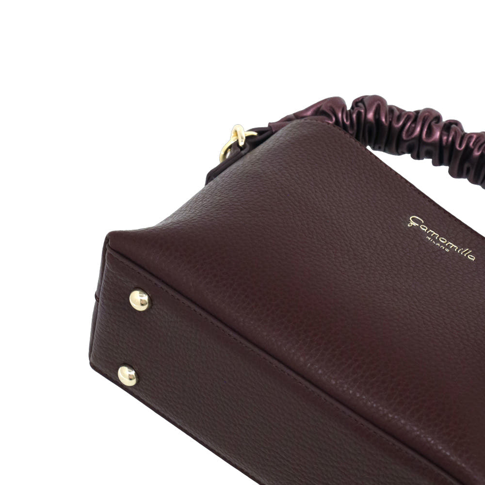 Camomilla Milano | Borsa a Mano S Nancy Burgundy con Pouch