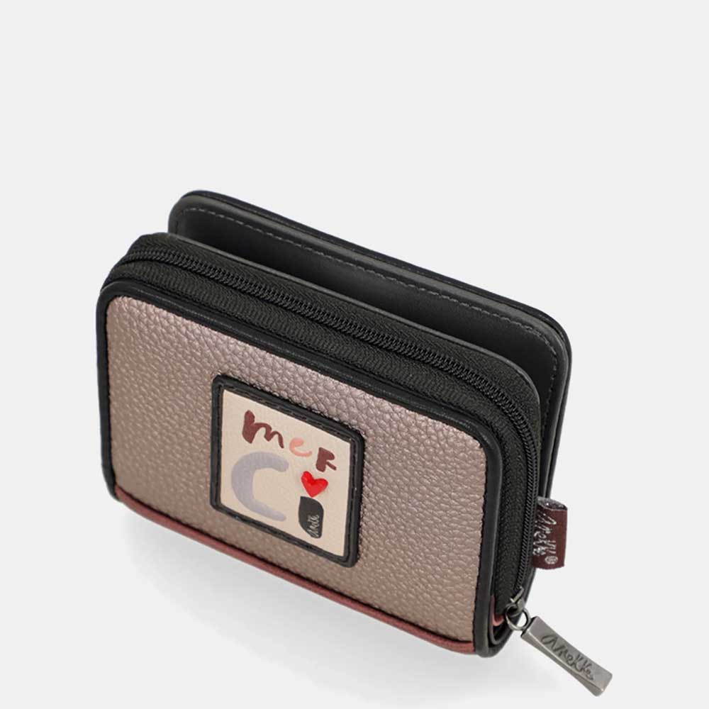 Anekke Portafoglio Piccolo RFID | Collezione Mademoiselle | Compatto