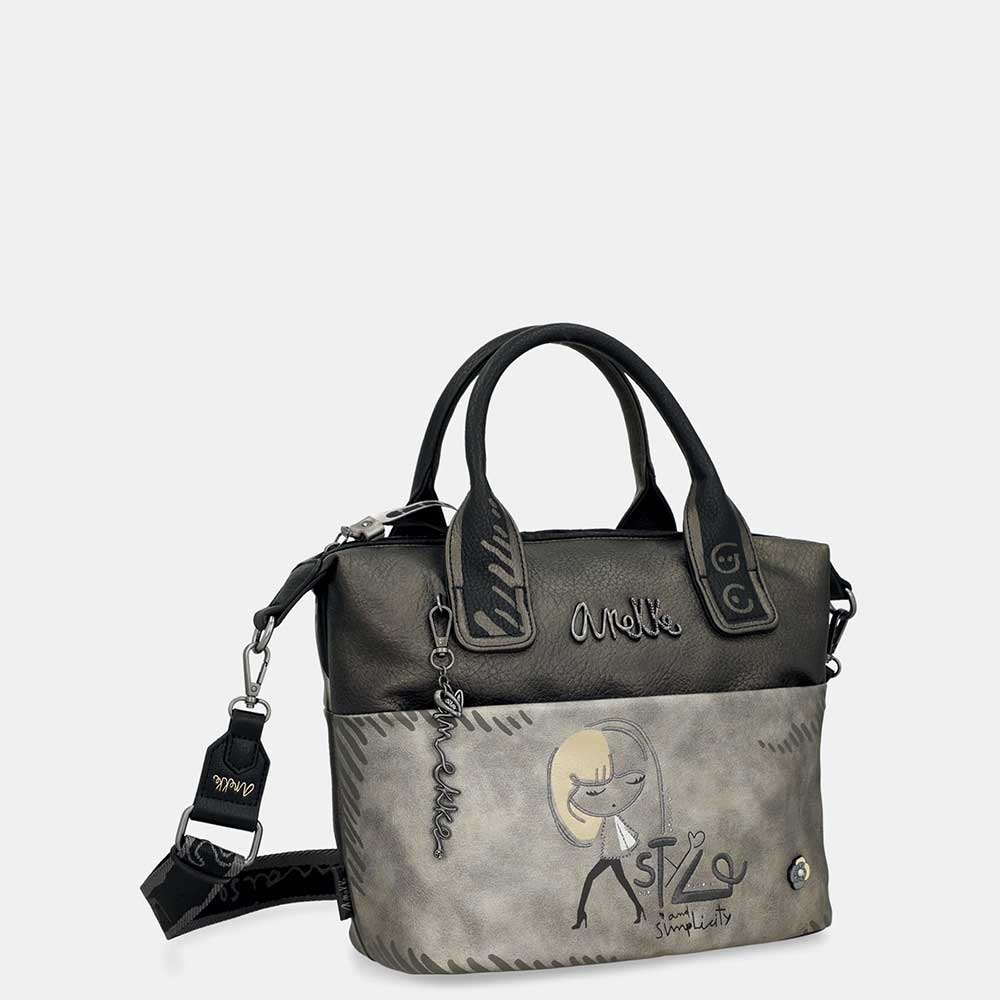 Anekke Borsa con Manici Nature Koko | Stile Atemporale e Iconico