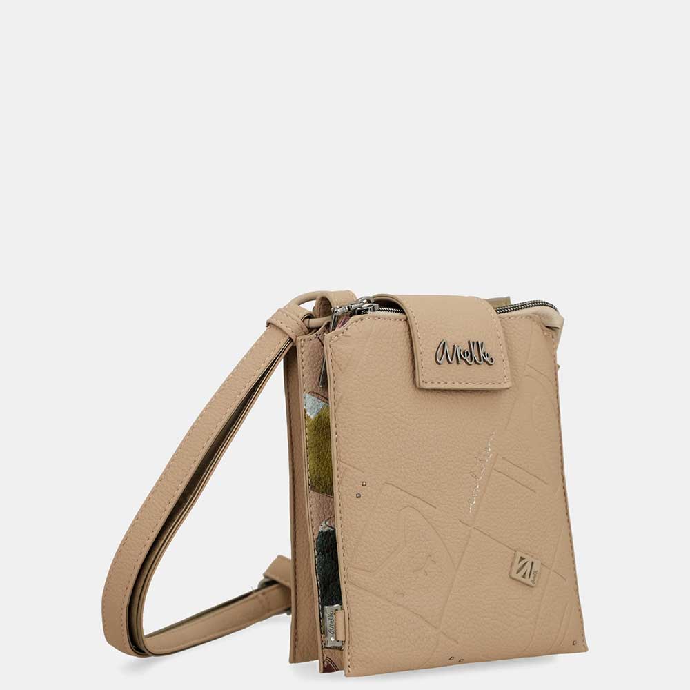 Anekke Mini Tracolla a Patta | Triplo Scomparto | Collezione Evolution