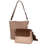 Camomilla Milano | Bag in Bag Bree M Rosa Antico con Contrasti