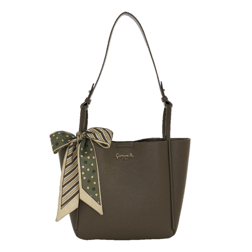 Camomilla Milano | Borsa Nancy Tortora | Set Bag in Bag con Foulard