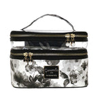 Camomilla Milano | Beauty Case M Ice Queen | Stampa Rose Nere e Bianche