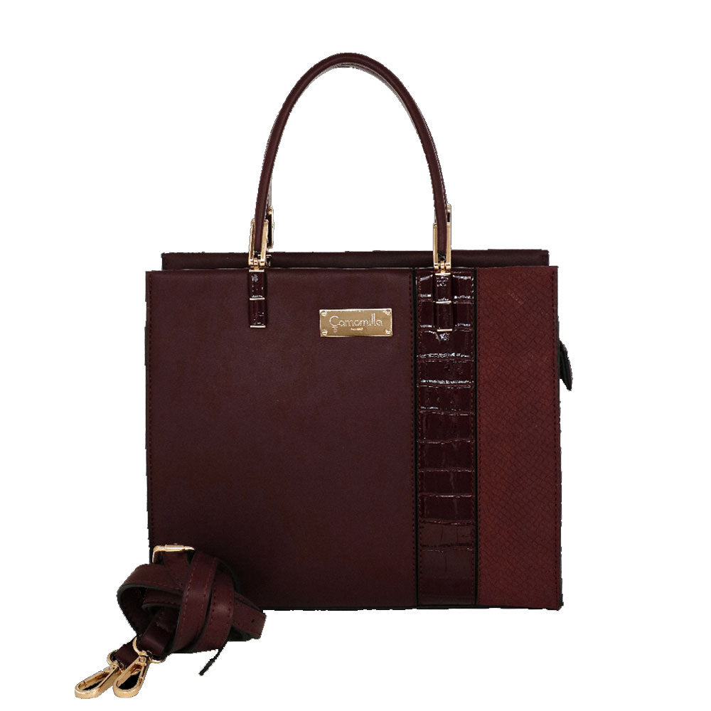 Camomilla Milano | Borsa a Mano Jungle M | Animalier Bordeaux