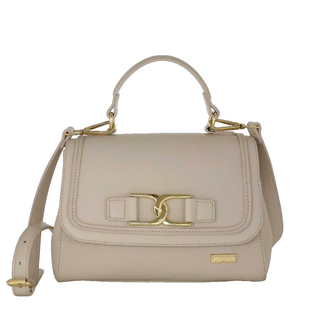 Camomilla Milano | Borsa a Mano Ottavia Off White con Fibbia