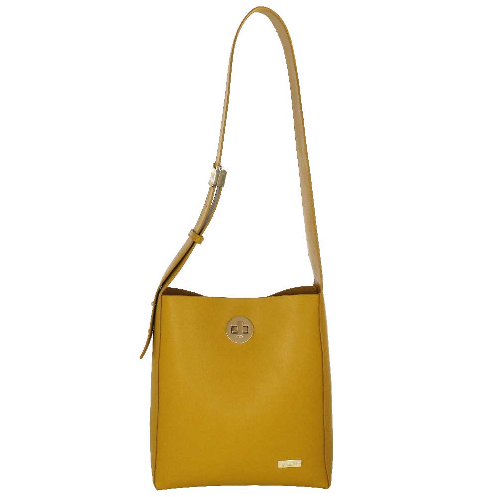 Camomilla Milano | Secchiello Nives M Giallo Senape | Set Bag in Bag