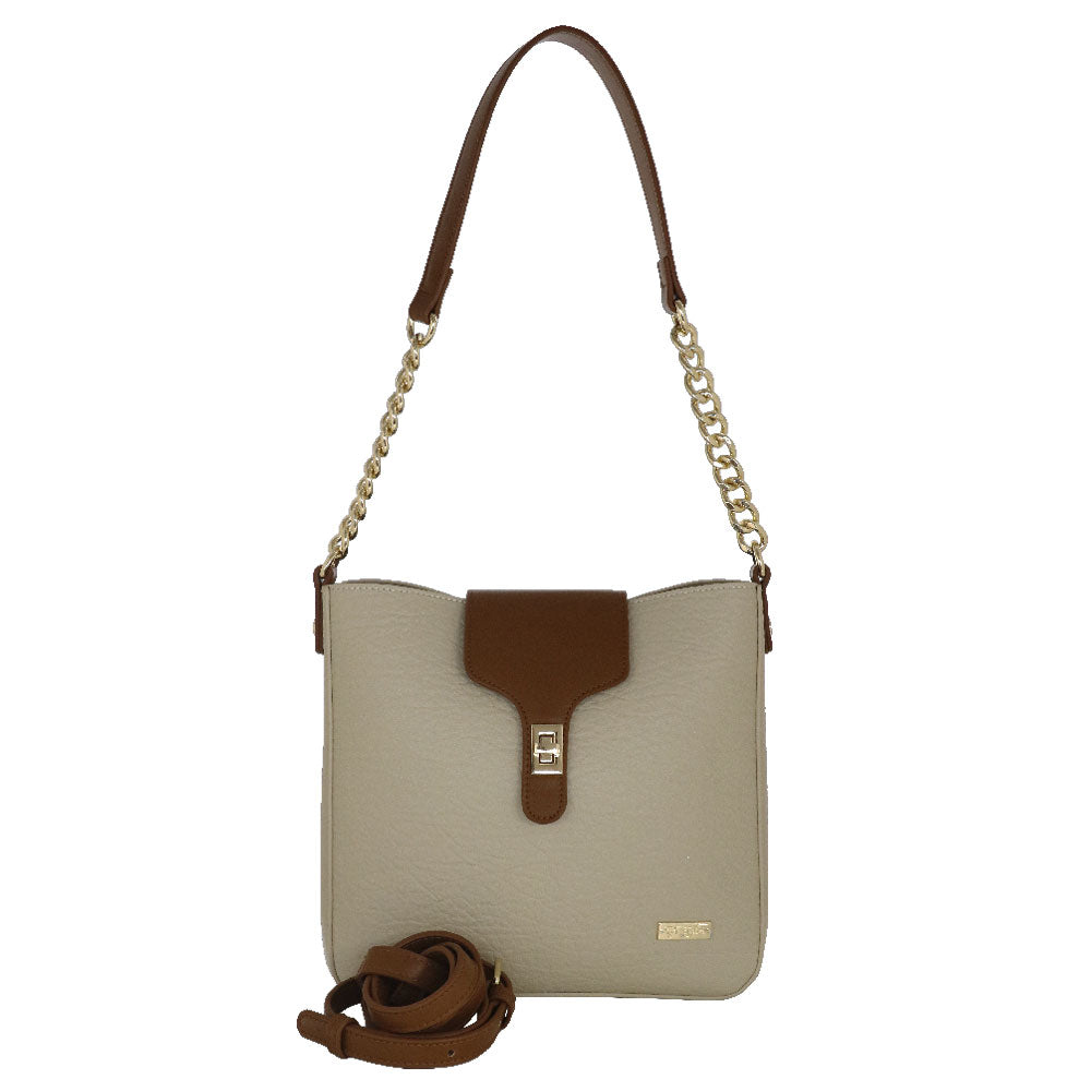 Camomilla Milano | Borsa a Spalla Emy Off White | Chiusura a Girello