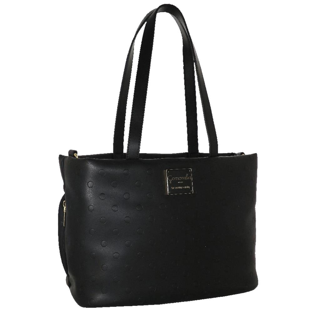 Camomilla Milano | Borsa a Spalla Pois Couture Nera a Pois