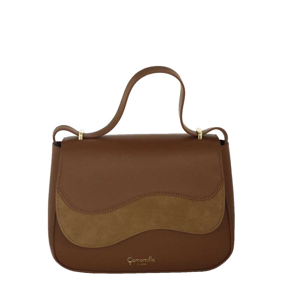 Camomilla Milano | Borsa Tracolla Emma Marrone Effetto Camoscio