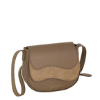 Camomilla Milano | Borsa Tracolla Emma S Tortora Effetto Camoscio