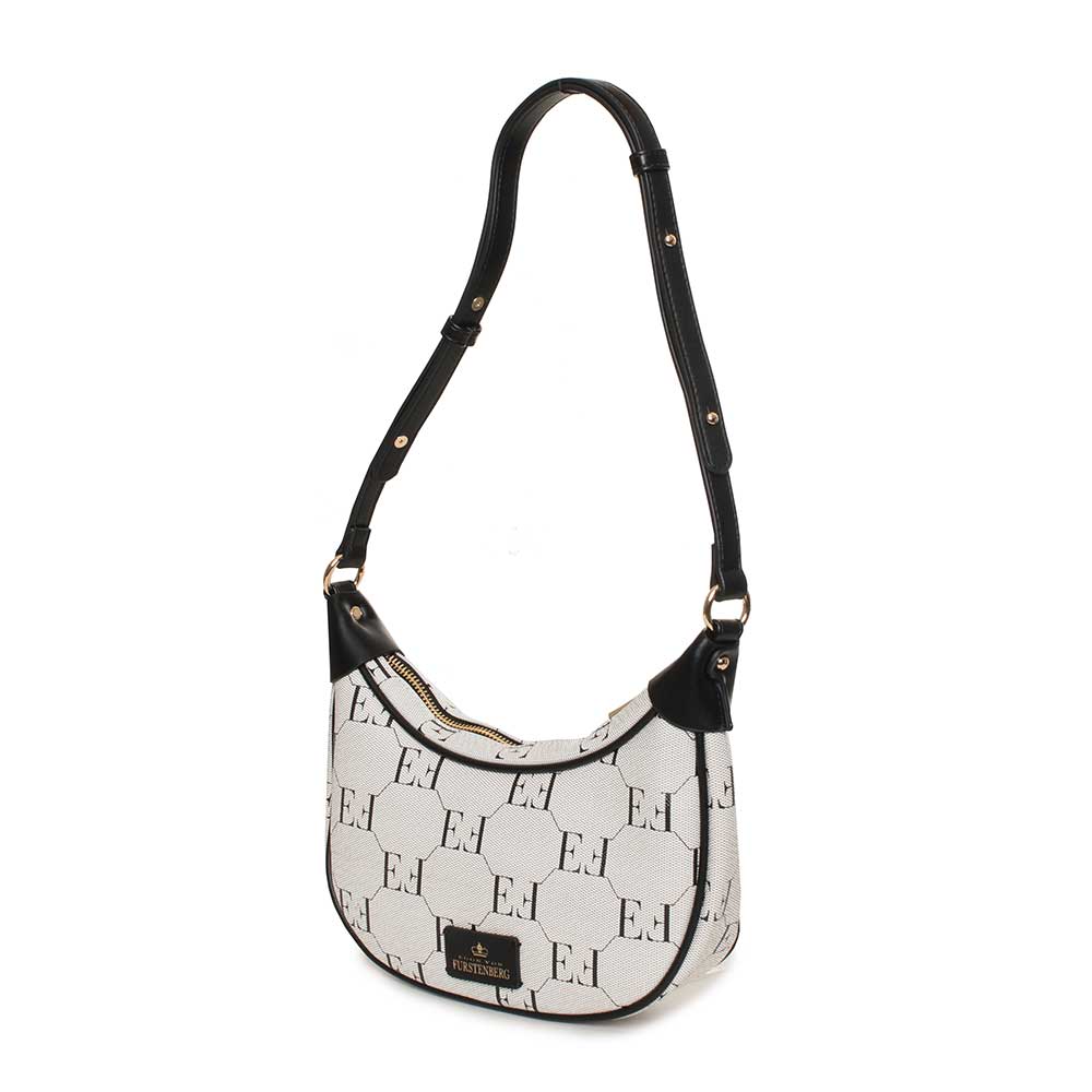 Egon von Furstenberg | Borsa a Spalla Hobo Bicolore | Collezione Donna