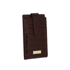 Camomilla Milano | Portacarte Isabel M Burgundy Animalier 11 Slot