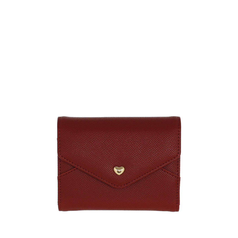 Camomilla Milano | Portafoglio S Nina Rosso con Chiusura a Cuore