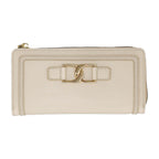 Camomilla Milano | Portafoglio Zip L Ottavia Off White Doppia Texture