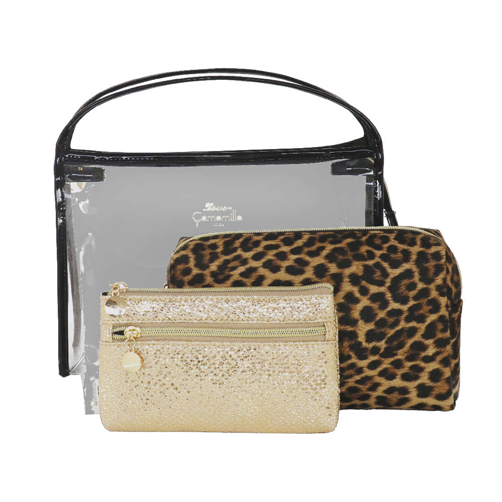 Camomilla Milano | Set Beauty Trio Couture | Stampa Leopardata 3 Pezzi