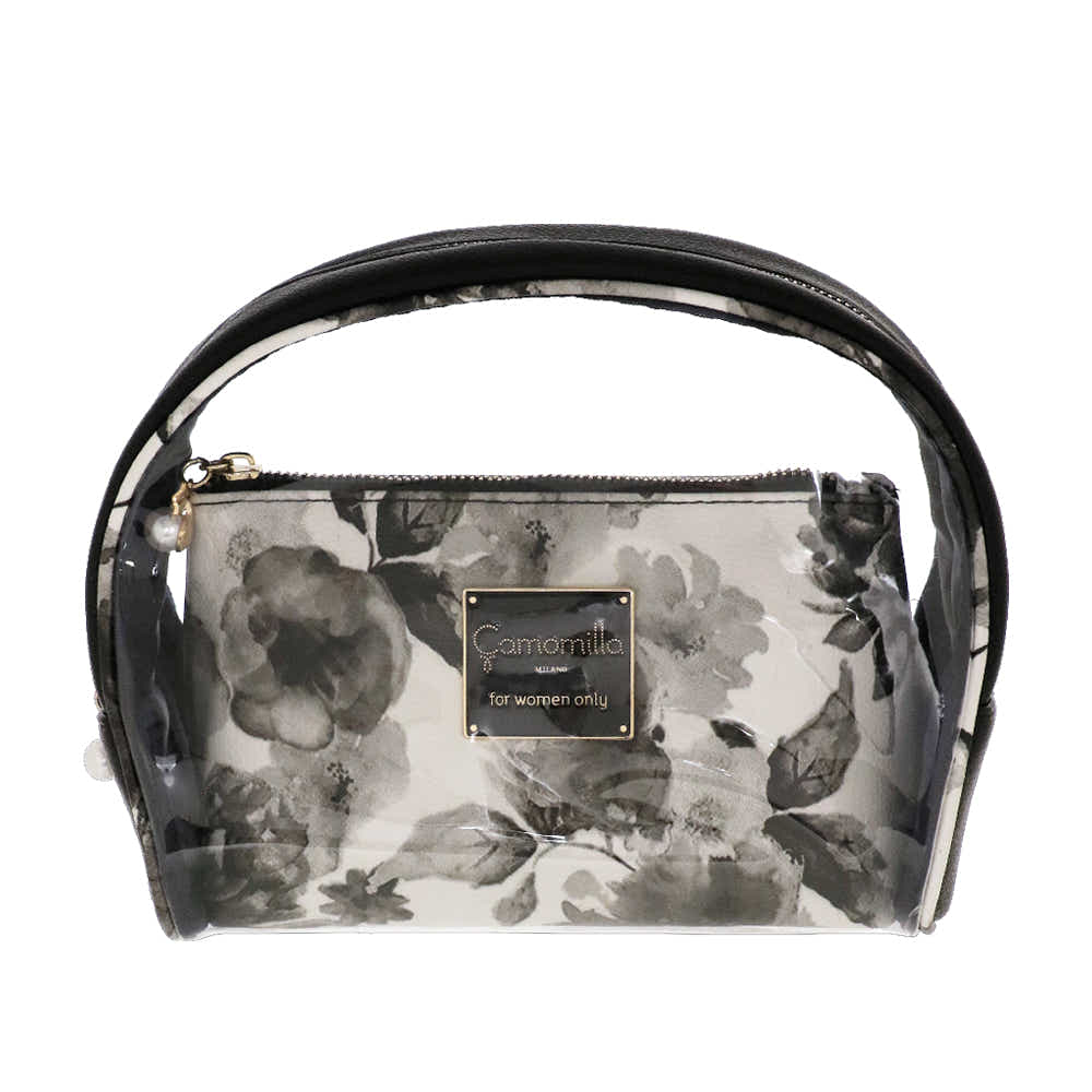 Camomilla Milano | Set Trousse Ice Queen | Stampa Rose Bianche e Nere