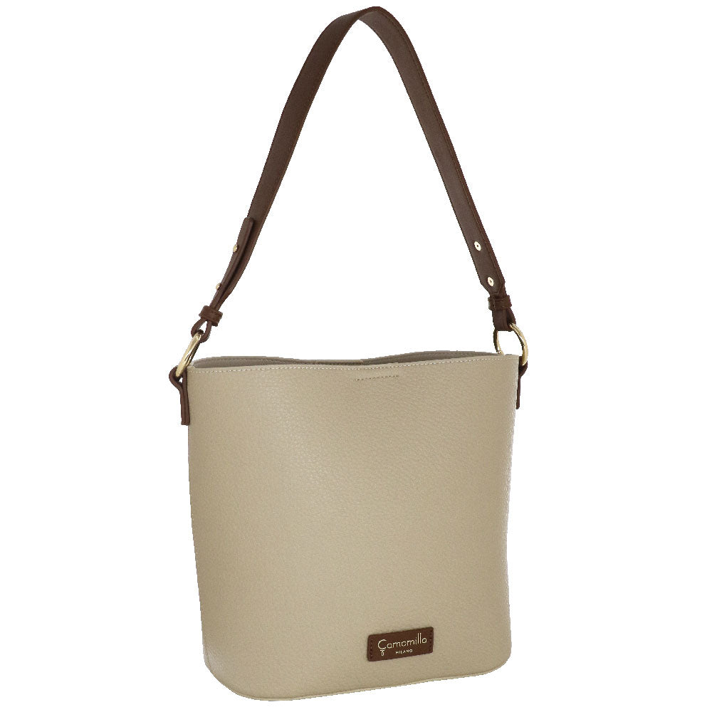 Camomilla Milano | Bag in Bag Bree M Beige con Dettagli a Contrasto