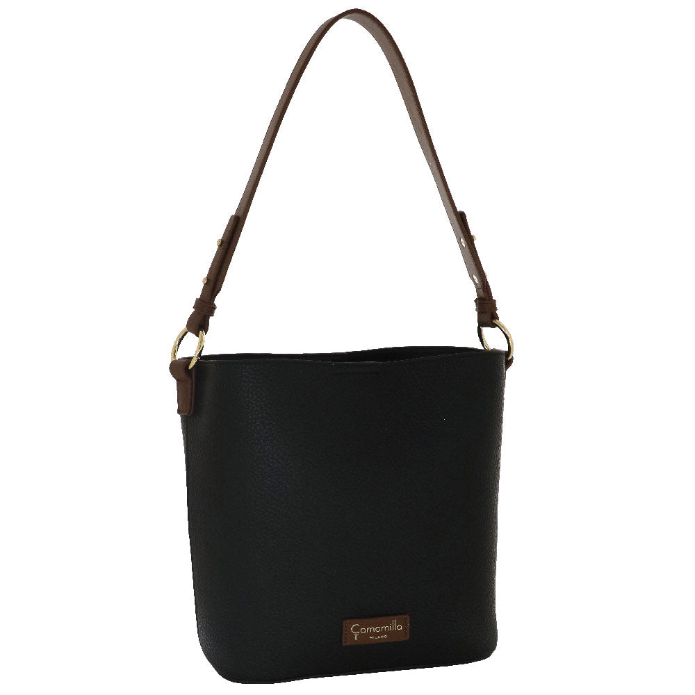 Camomilla Milano | Bag in Bag Bree M Nera con Dettagli a Contrasto