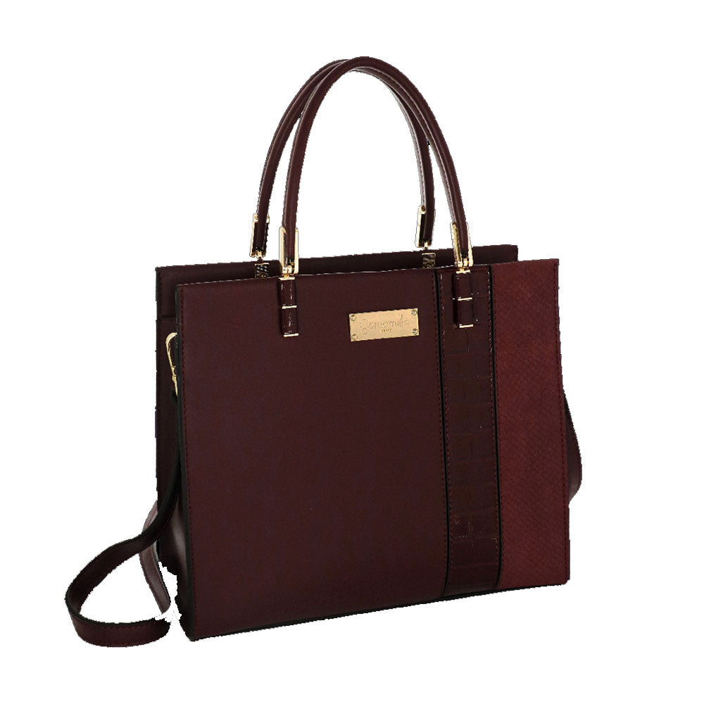 Camomilla Milano | Borsa a Mano Jungle M | Animalier Bordeaux