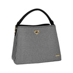 Camomilla Milano | Borsa a Mano Jill Pied de Poule con Cuore