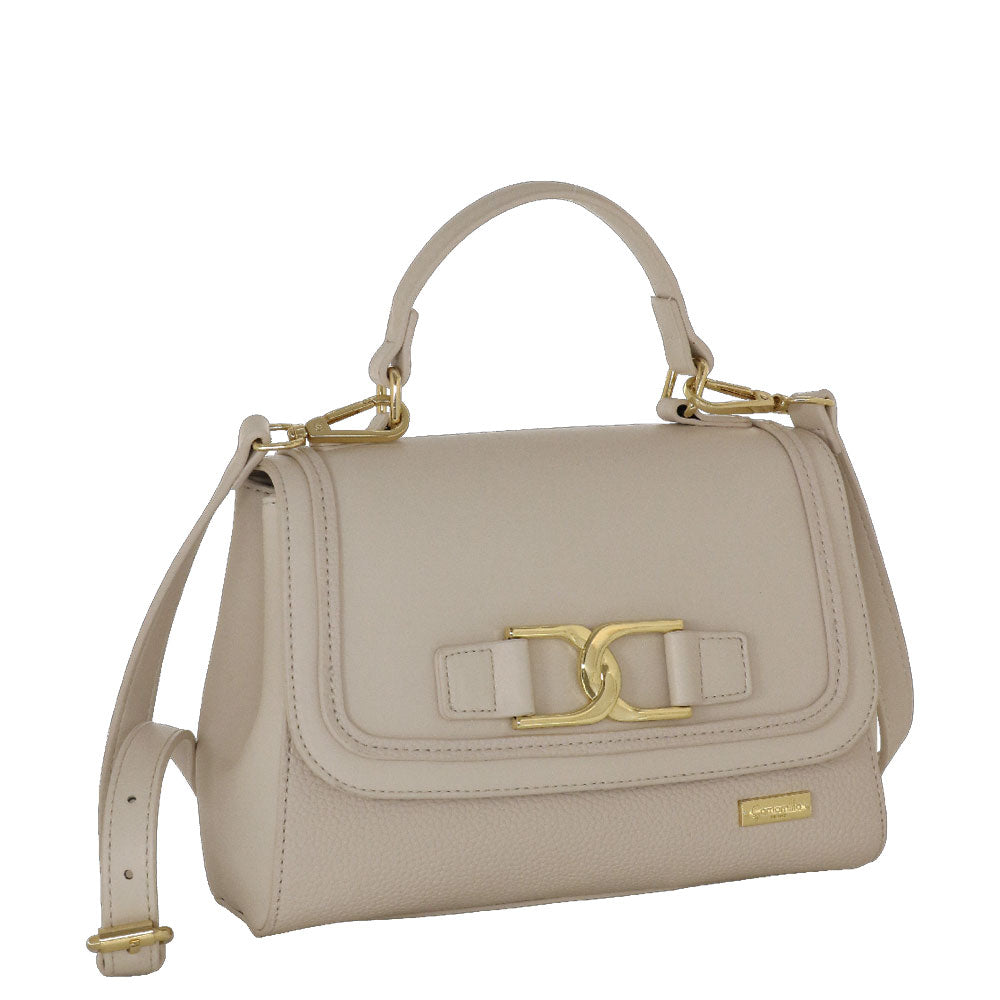 Camomilla Milano | Borsa a Mano Ottavia Off White con Fibbia