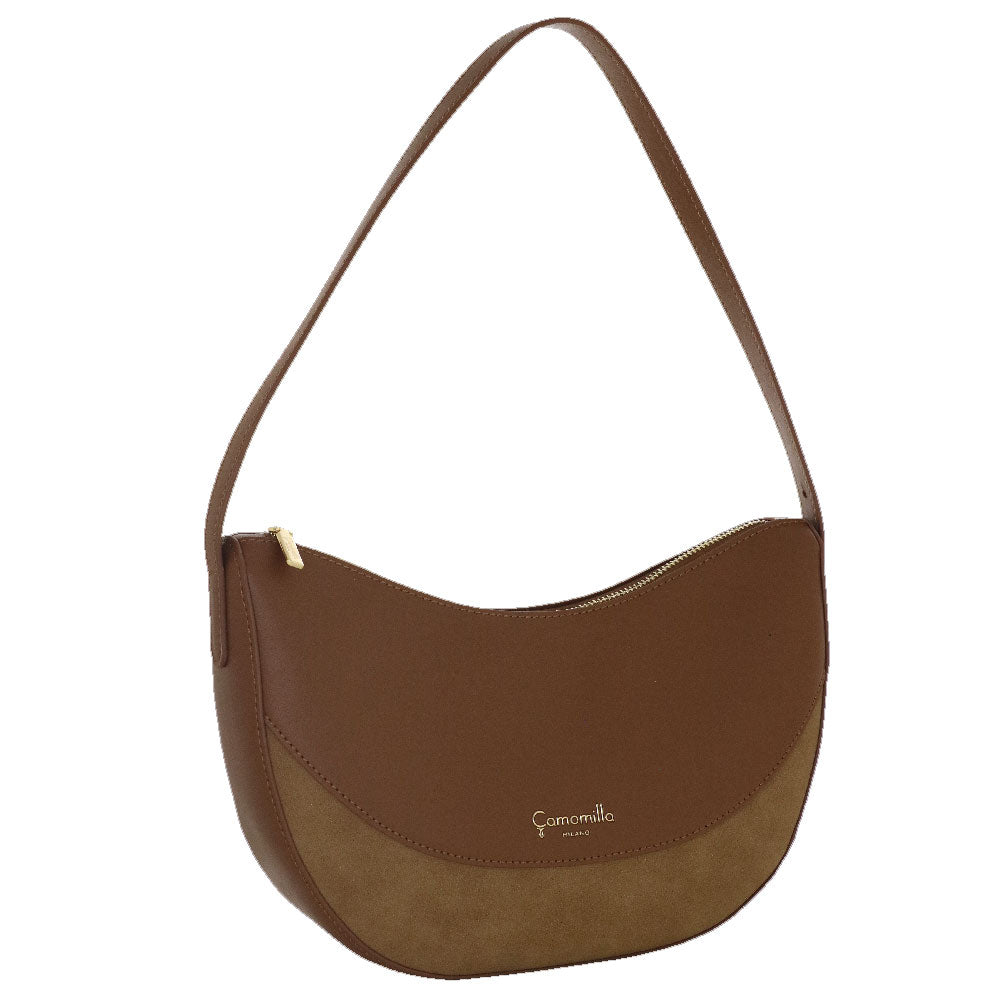 Camomilla Milano | Borsa a Spalla Emma Marrone Effetto Camoscio