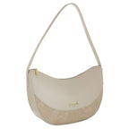 Camomilla Milano | Borsa a Spalla Emma Off White Effetto Camoscio