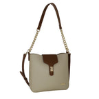 Camomilla Milano | Borsa a Spalla Emy Off White | Chiusura a Girello