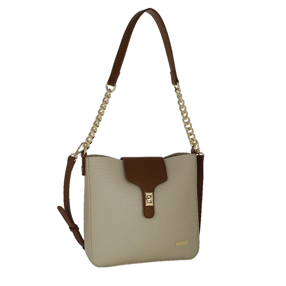Camomilla Milano | Borsa a Spalla Emy Off White | Chiusura a Girello