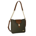 Camomilla Milano | Borsa a Spalla Emy Verde | Chiusura a Girello